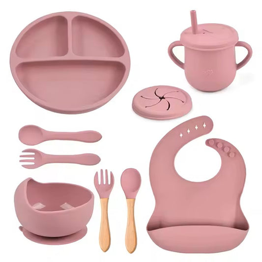 Set vaisselle bébé silicone